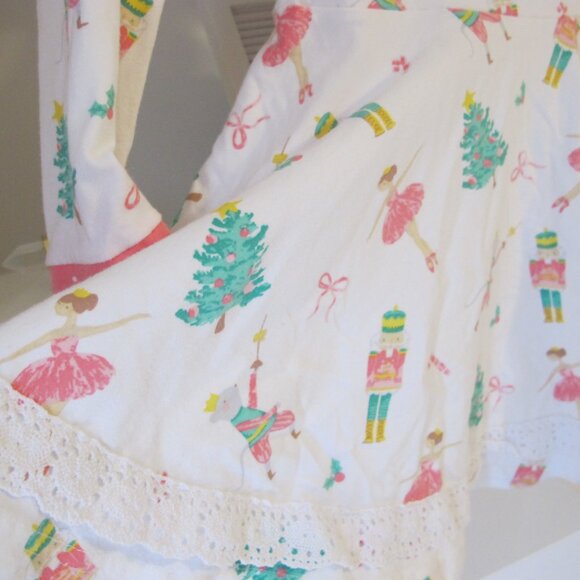 Eleanor Rose Girl's Long Sleeve Holiday Christmas Tunic Top Size 6-7 EUC - Picture 3 of 6